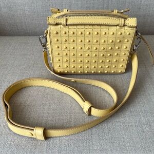 Tod’s Gommino Micro Leather Shoulder Bag in Yellow